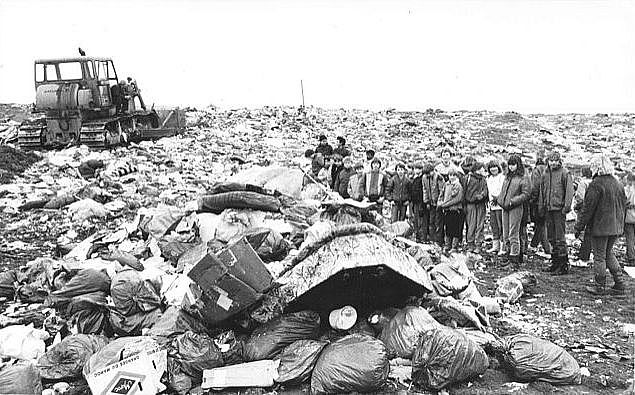 Foto van Braambergen, de afvalstort van Almere