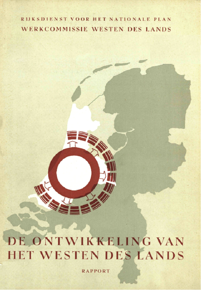 Gekleurde kaft van rapport Ontwikkeling van het Westen des lands