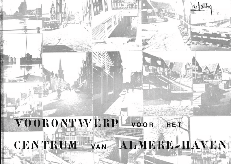 zwart-wit voorzijde Voorontwerp Centrum van Almere-Haven (1974)