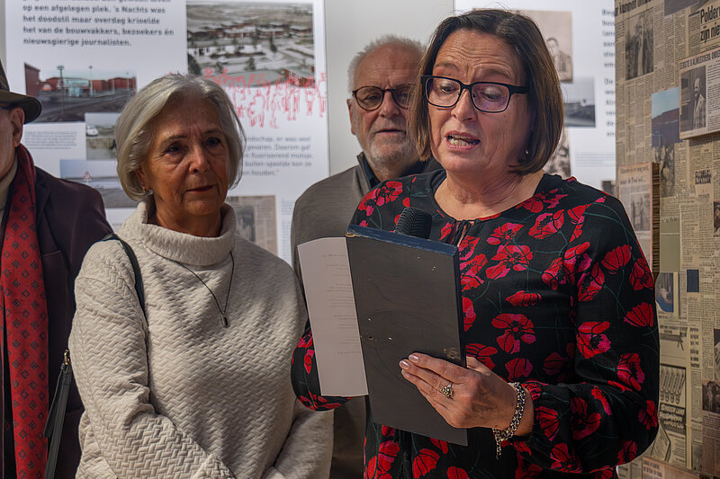 Speech Nicolet Leemans, Kleurenfoto opening De Eerste Sleutels op 1 dec 2025, foto Geert van der Wijk
